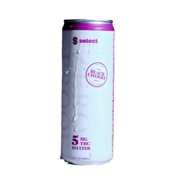 Select Black Cherry Zero Proof Seltzer 5mg