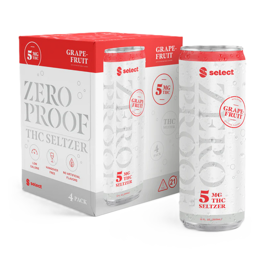 Select Grapefruit Zero Proof Seltzer 5mg