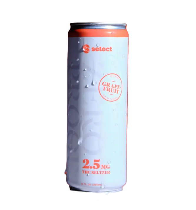 Select Grapefruit Zero Proof Seltzer 2.5mg