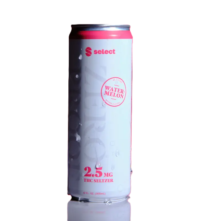 Select Watermelon Zero Proof Seltzer 2.5mg