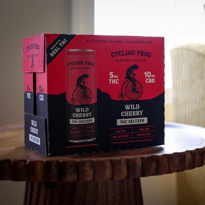 Cycling Frog Wild Cherry Ratioed Seltzer 5mg