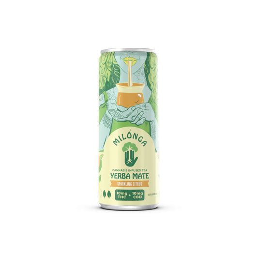 Milonga Sparkling Citrus Yerba Mate Ratioed Tea 10mg